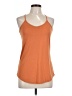 Angie Orange Sleeveless Top Size L - photo 1