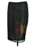 Isda & Co 100% Polyester Camo Green Casual Skirt Size 6 - photo 2