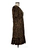 MICHAEL Michael Kors Animal Print Brown Casual Dress Size M - photo 4
