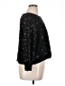 Zara Black 3/4 Sleeve Top Size XL - photo 4
