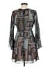 Soprano 100% Polyester Paisley Gray Casual Dress One size - photo 2