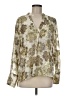 Vince Camuto Floral Ivory Long Sleeve Blouse Size M - photo 1