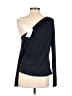 Line & Dot Black 3/4 Sleeve Blouse Size S - photo 2