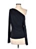 Line & Dot Black 3/4 Sleeve Blouse Size S - photo 1