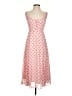 Lush 100% Polyester Hearts Pink Cocktail Dress Size S - photo 1