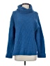 Free People 100% Wool Solid Blue Wool Pullover Sweater Size S - photo 1