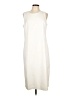J. McLaughlin Solid Ivory Casual Dress Size L (estimated) - photo 1