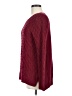 Jeanne Pierre 100% Cotton Burgundy Pullover Sweater Size M - photo 5