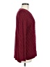 Jeanne Pierre 100% Cotton Burgundy Pullover Sweater Size M - photo 4