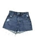 H&M Blue Denim Shorts Size 4 - photo 1