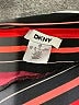 DKNY 100% Polyester Stripes Black Casual Dress Size 10 - photo 7