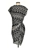 Thakoon 100% Silk Graphic Silver Cocktail Dress Size 4 - photo 2
