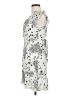Papillon 100% Viscose Print Ivory Cocktail Dress Size M - photo 5