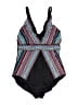 Assorted Brands Print Black One Piece Swimsuit Size XL - photo 1