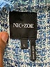 Nic + Zoe Tweed Blue Blazer Size L - photo 6