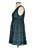 Lulus Metallic Teal Cocktail Dress Size S - photo 5