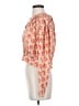 Joie 100% Viscose Floral Orange Long Sleeve Blouse Size S - photo 5