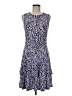 MICHAEL Michael Kors Animal Print Blue Cocktail Dress Size M - photo 1