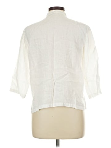 Eileen Fisher 3/4 Sleeve Button-Down Shirt (view 2)