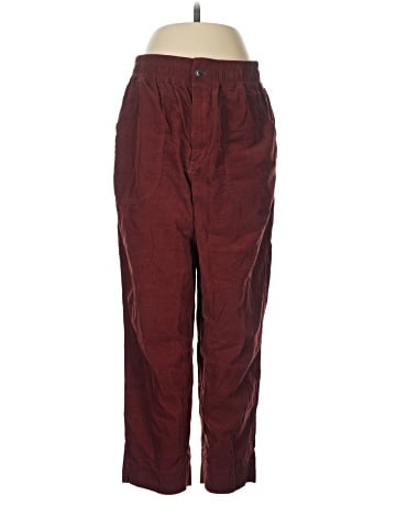 Madewell Curvy Tapered Huston Pull-On Crop Pants in Corduroy (view 1)