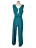 MSK Solid Teal Jumpsuit Size M - photo 2