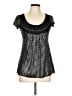 Mandee Black Short Sleeve Top Size L - photo 1