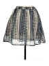 Lily White Print Blue Casual Skirt Size M - photo 2