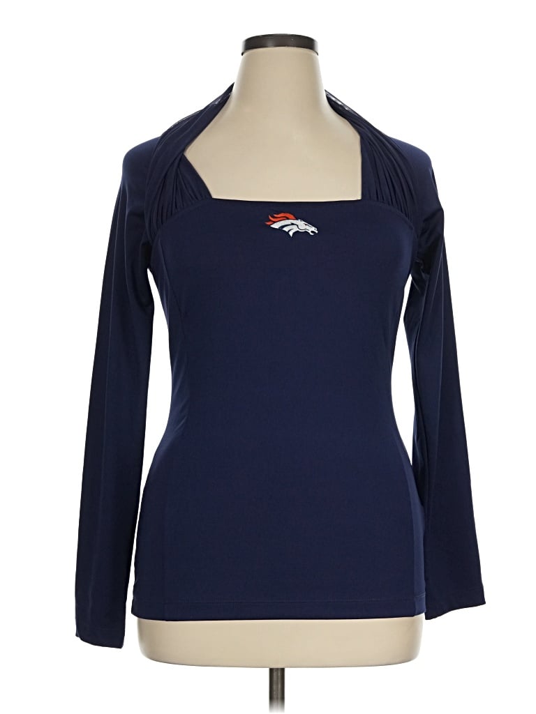 Pre-owned Nfl 3/4 Sleeve T-shirt In Blue