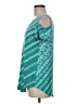 JM Collection Teal Short Sleeve Top Size M - photo 5
