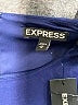 Express Color Block Blue Cocktail Dress Size XS - photo 7