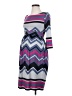 Olian Chevron-herringbone Gray Casual Dress Size S - photo 1