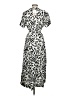 Assorted Brands Animal Print Silver Casual Dress Size M (estimated) - photo 2