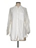 Aerie White 3/4 Sleeve Button-Down Shirt Size S - photo 1