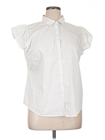 Worthington Sleeveless Button-Down Shirt (view 1)