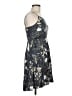 Old Navy 100% Rayon Floral Gray Cocktail Dress Size M - photo 4