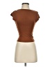ForeFair Brown Short Sleeve Top Size S (estimated) - photo 1