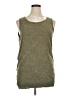 Errant 100% Cotton Green Sleeveless Top Size XL - photo 1