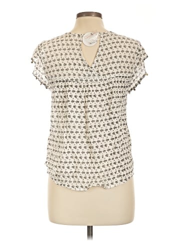En Creme Short Sleeve Blouse (view 2)