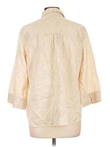 Chico's 3/4 Sleeve Button-Down Shirt (view 2)
