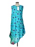 Anthony Richards Tropical Blue Cocktail Dress Size L (estimated) - photo 2