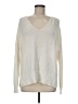 Lucky Brand Solid Ivory Pullover Sweater Size M - photo 1