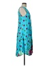 Anthony Richards Tropical Blue Cocktail Dress Size L (estimated) - photo 4