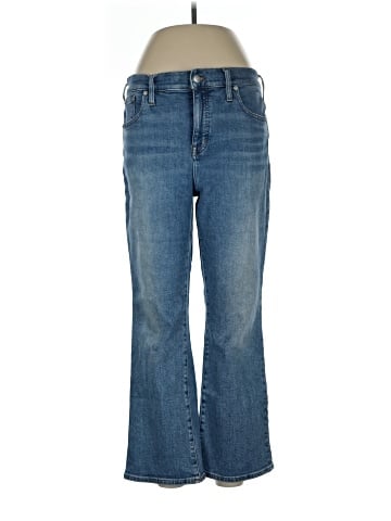 Madewell Kick Out Crop Jeans in Oneida Wash (view 1)