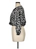 Primark 100% Polyester Animal Print Black 3/4 Sleeve Blouse Size 14 - photo 5
