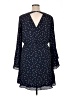 Q&A 100% Polyester Polka Dots Blue Casual Dress Size XL - photo 2