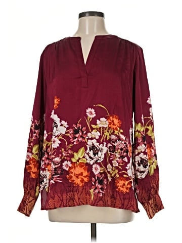 JM Collection Long Sleeve Blouse (view 1)