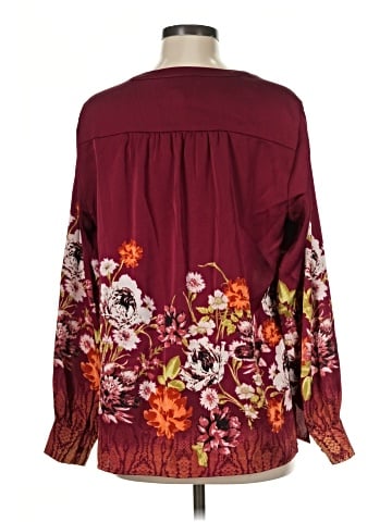 JM Collection Long Sleeve Blouse (view 2)