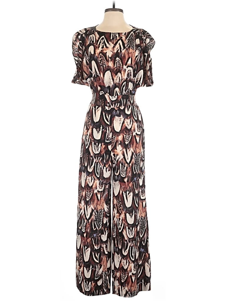 Pre-owned Bebe Jumpsuit In Brown