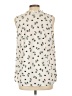 Ann Taylor 100% Polyester Ivory Sleeveless Blouse Size L - photo 2