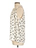 Ann Taylor 100% Polyester Ivory Sleeveless Blouse Size L - photo 5